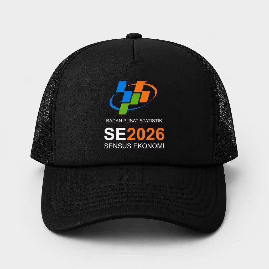 TOPI TRUCKER/ TOPI JARING BPS/ SE2026/ SENSUS EKONOMI TERBARU
