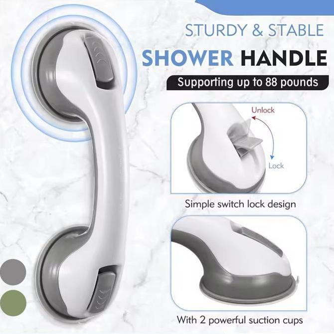 APITOYA Pegangan Tangan Portable Helping Handle Tempel Licin Bathub WC Mandi Helping Handle Suction 