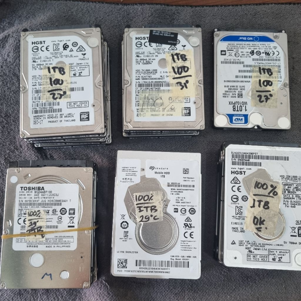 HDD hardisk 2,5" 1tb 500gb PS3 PS4