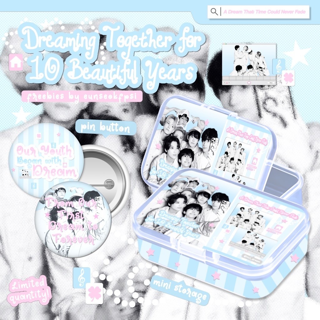 [BOOKED] freebies anniversary nct dream
