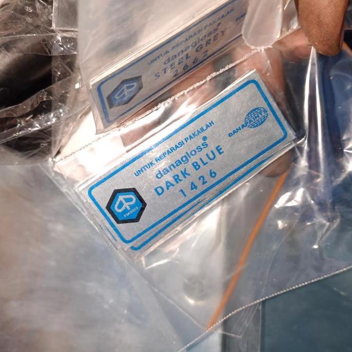 STICKER DANAGLOSS REPARASI VESPA DARK BLUE REPRO BARU CAKEP NHV99