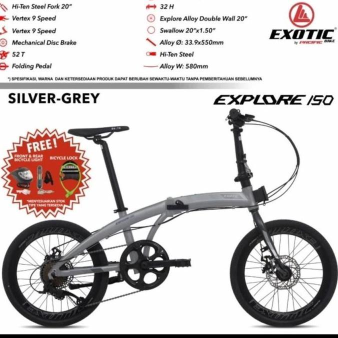 Sepeda Lipat 20 Exotic 2026 Cakram