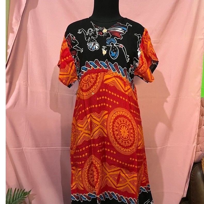 PRELOVED Daster Batik Orange