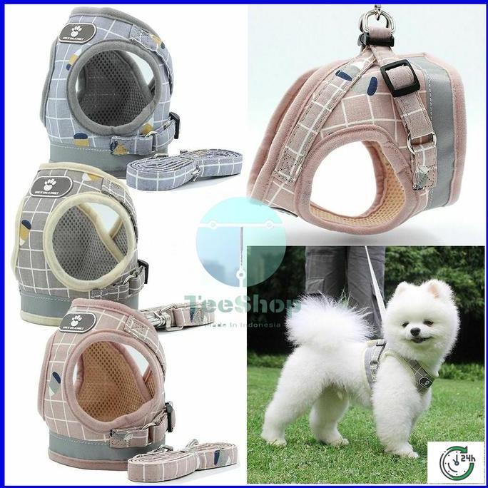 Catlovers- Tali Tuntun Kucing / Harness Anjing /Tali Harness Kucing / Harness