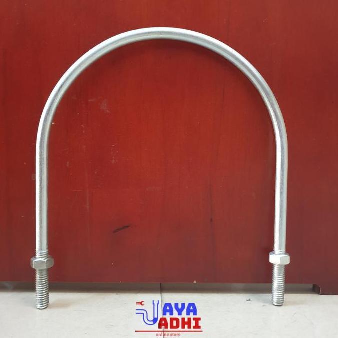 &<&<&<&] Klem Pipa Clamp U Bolt 6" - Galvanis