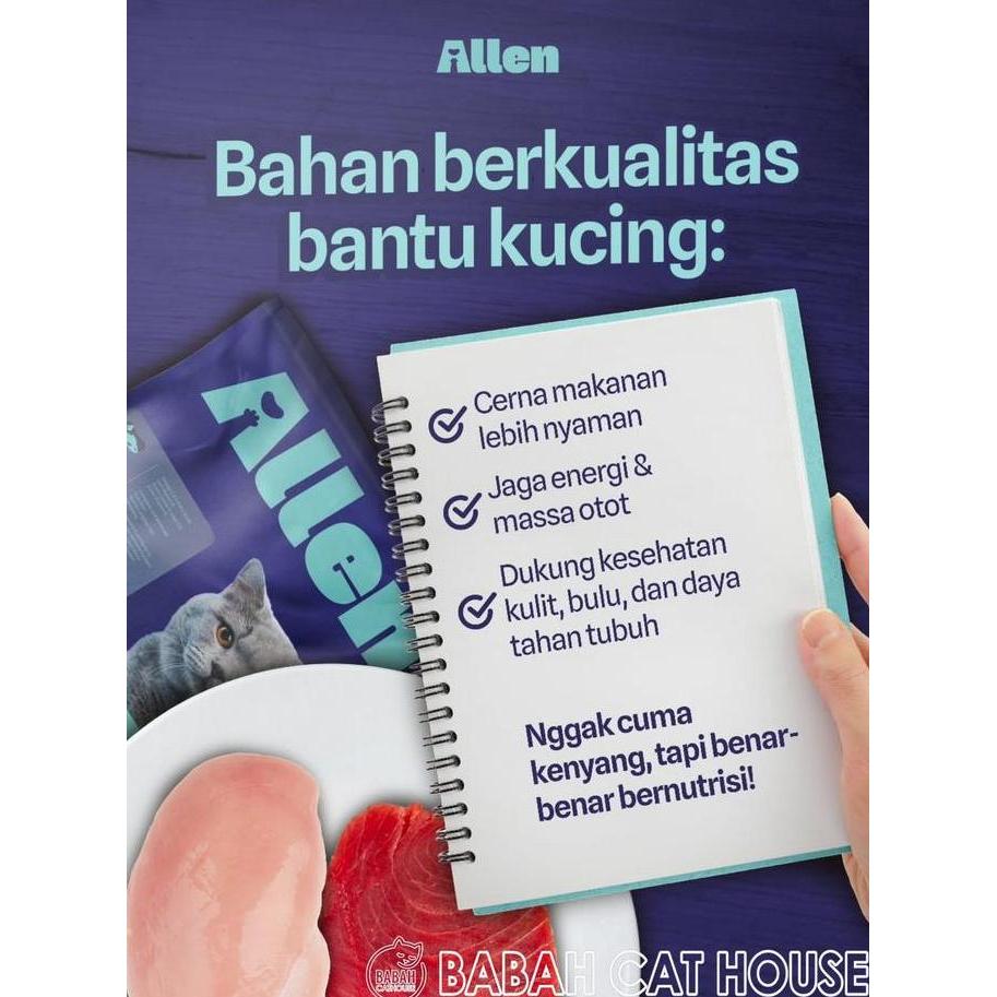 Catlovers- Allen Cat Food Halal 400G Makanan Kucing Alshad Ahmad Rasa Tuna Chicken Untuk Adult