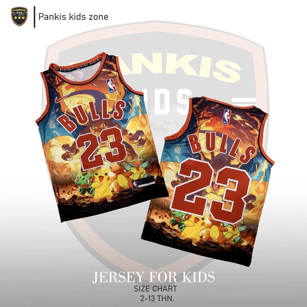 Jersey Anak Basket Premium Milano Printing  | Jersey Anak Motif Full Print | Pankis Kids