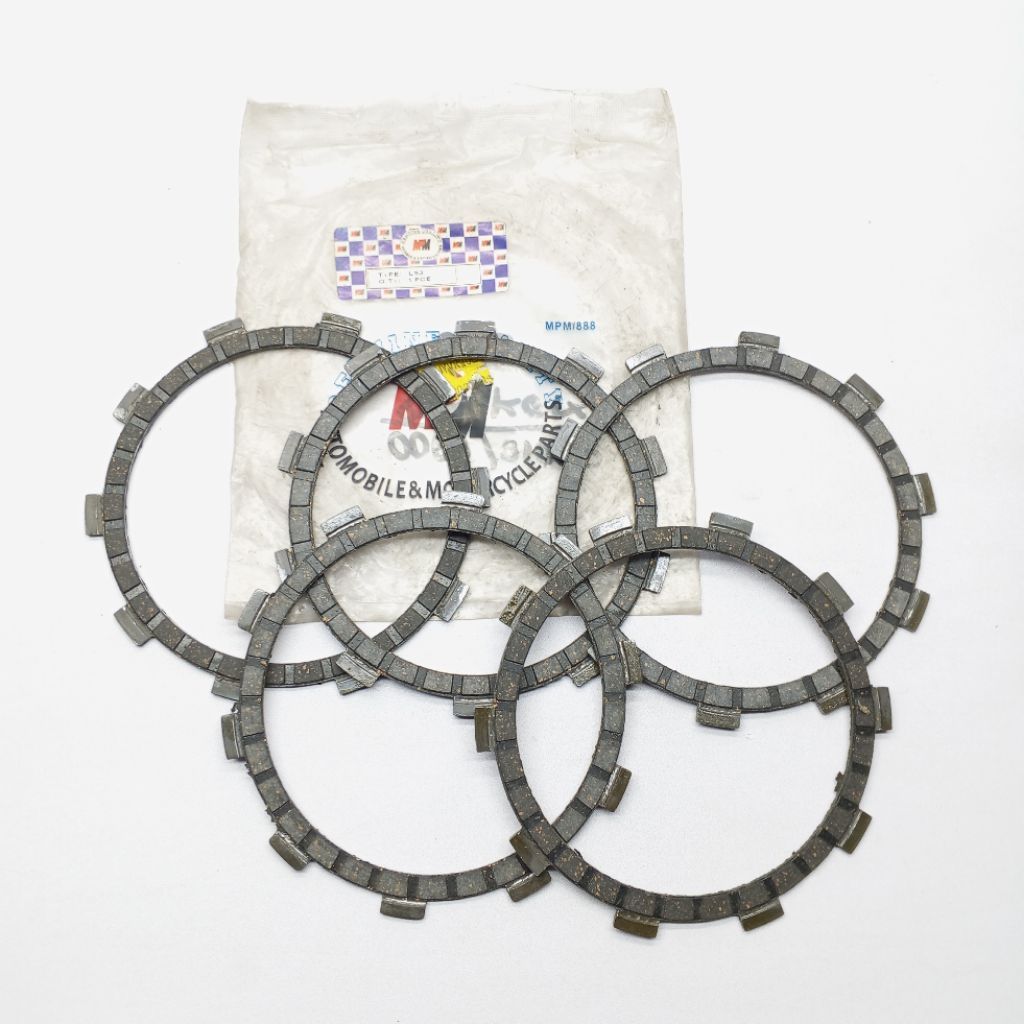 KAMPAS KOPLING PLAT KOPLING SET YAMAHA RS100 RS 100 RS125 LS3 MERK MPM
