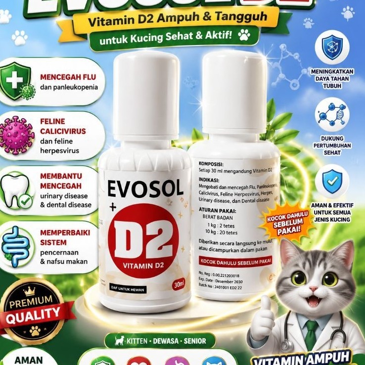 D2 atasi VIRUS CALICI PANLEU HERPES