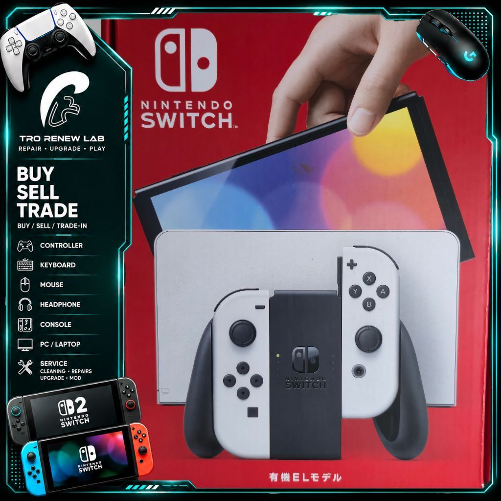 NINTENDO SWITCH DUALBOOT OFW CFW V1 V2 OLED LITE SECOND ORIGINAL