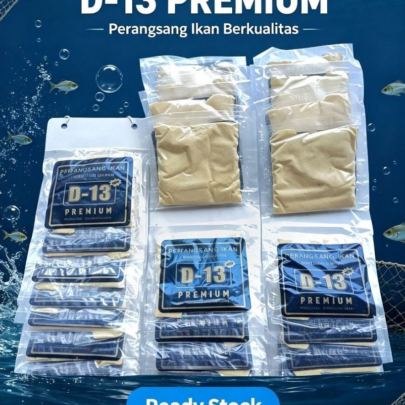 Umpan pancing D13 premium - D13 hitam - umpan ikan