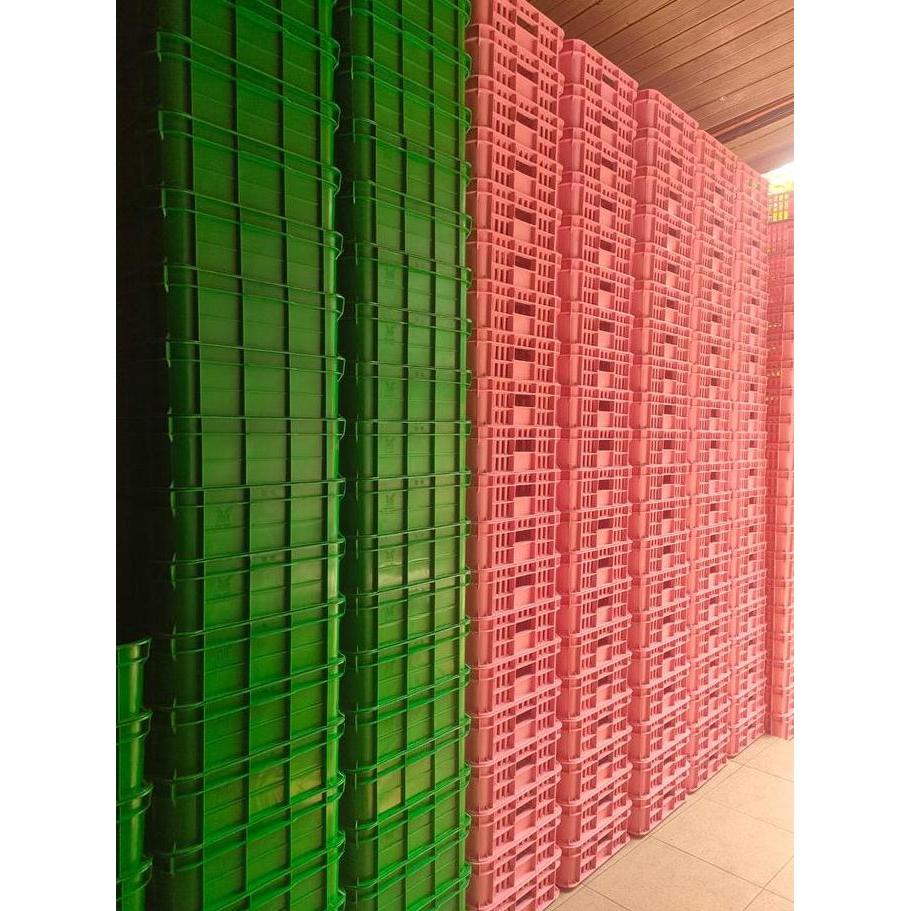 Keranjang Industri Rabbit Kontainer Plastik Container Box Serbaguna Type 7006
