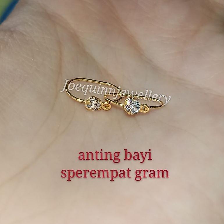 DISKON Anting bayi emas muda