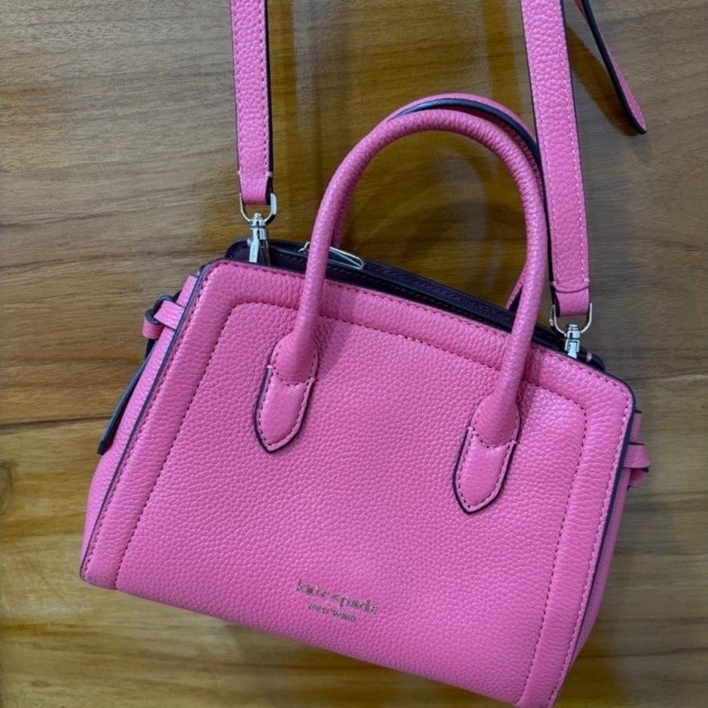 kate spade knot mini sling bag fuschia