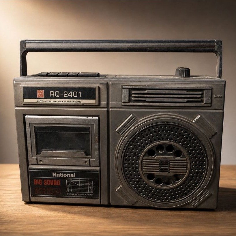 TAPE RECORDER (NATIONAL) JADUL RQ2401, TAPE ANTIK, RADIO LAWAS, RADIO ANTIK