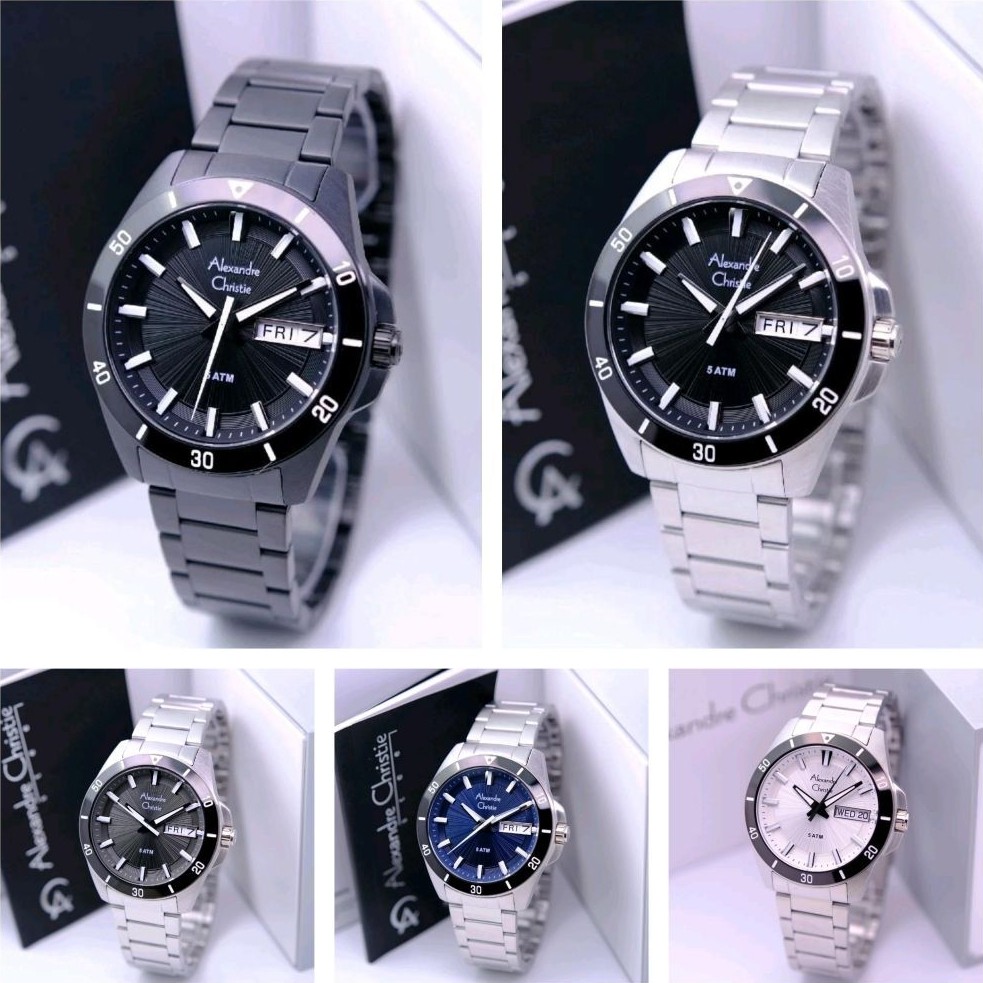 Jam Tangan Alexandre Christie Original AC 6512 / AC 6683 Pria Garansi Resmi AC6512 / AC6683