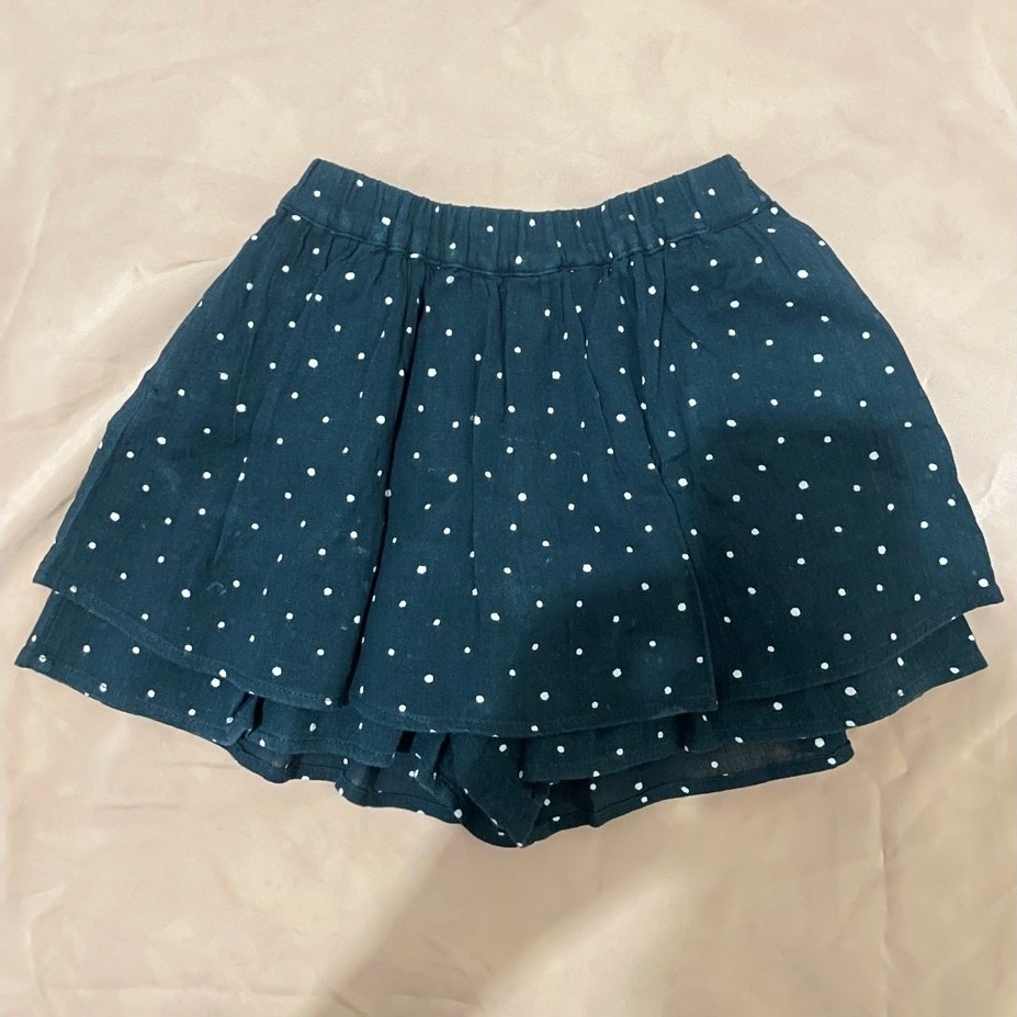 PRELOVED uniqlo skirt polkadot