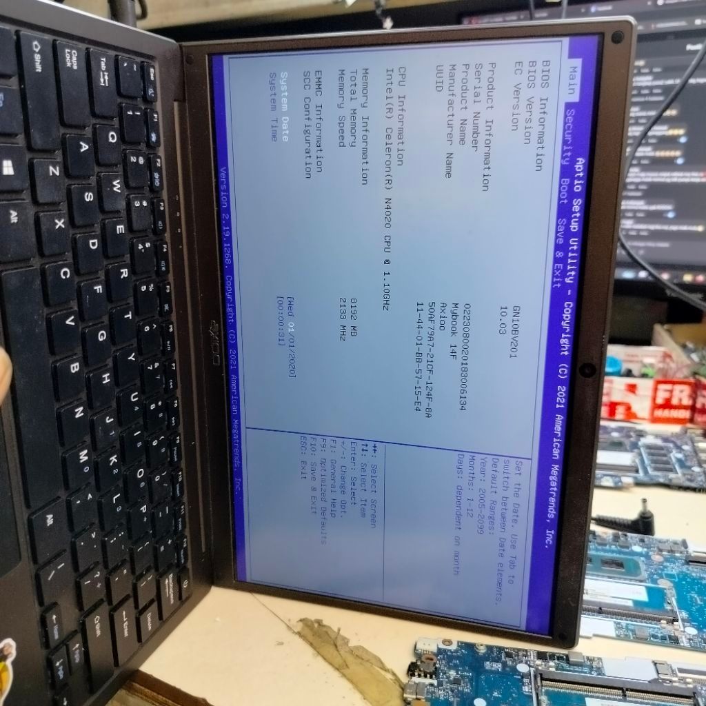 axioo Mybook 14F Motherboard