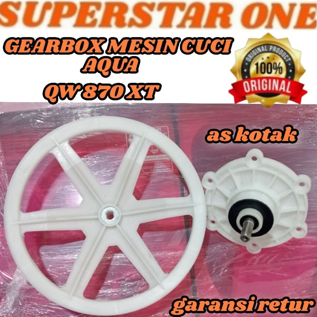 Gearbox Mesin Cuci Sanyo As Kotak + Poli QW 870 XT/SW 870 XT/SW 855 XT