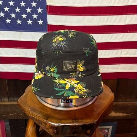 OBEY FLORAL 5-PANEL CAP