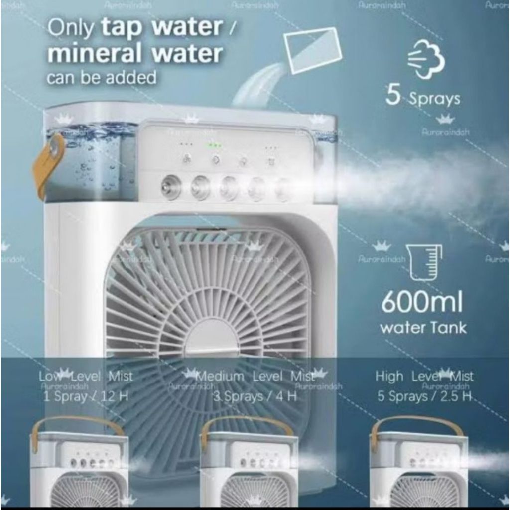 Kipas AC Mini Portabel/AC Mini Portabel/Kipas AC penyejuk udara/Air Cooler Mini Fan