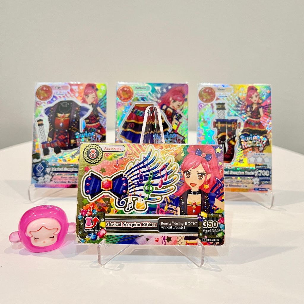 Aikatsu Card Premium Swing Rock Musical Scorpion Set