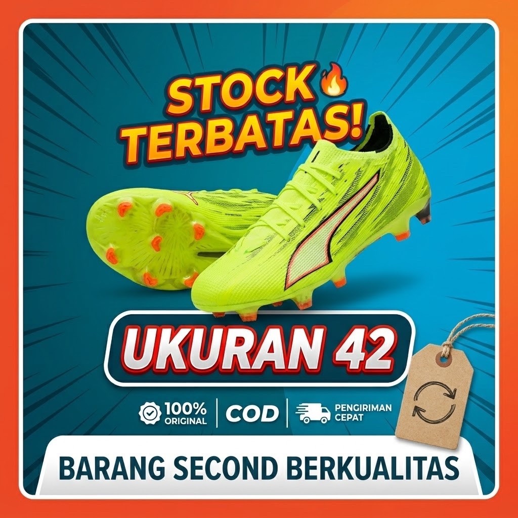 PUMA ULTRA 6 PLAY FG/AG "DREAMRUSH Sepatu Bola Pria ORIGINAL second
