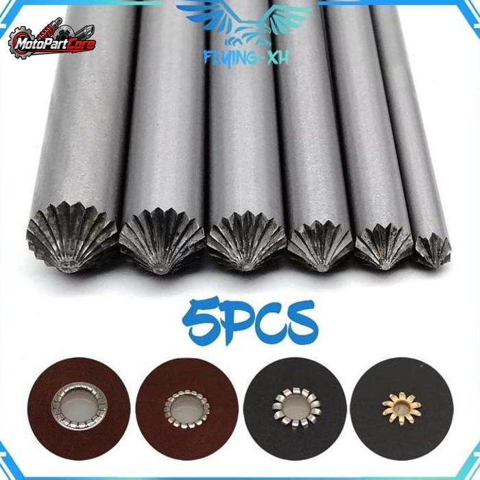 Isi 5pcs Alat Pasang Mata Ayam Manual DIY Alat Pemasang Mata Ayam Punch Mata Ayam Multifungsi Alat L