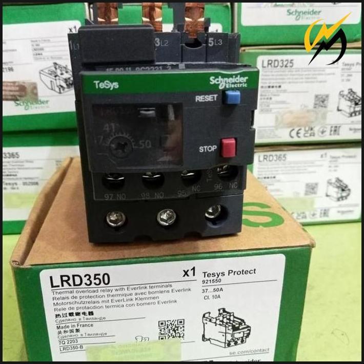 Thermal Overload Schneider Lrd350 37-50A/Overload Schneider Original Lrd 350 Overload Schneider Asli