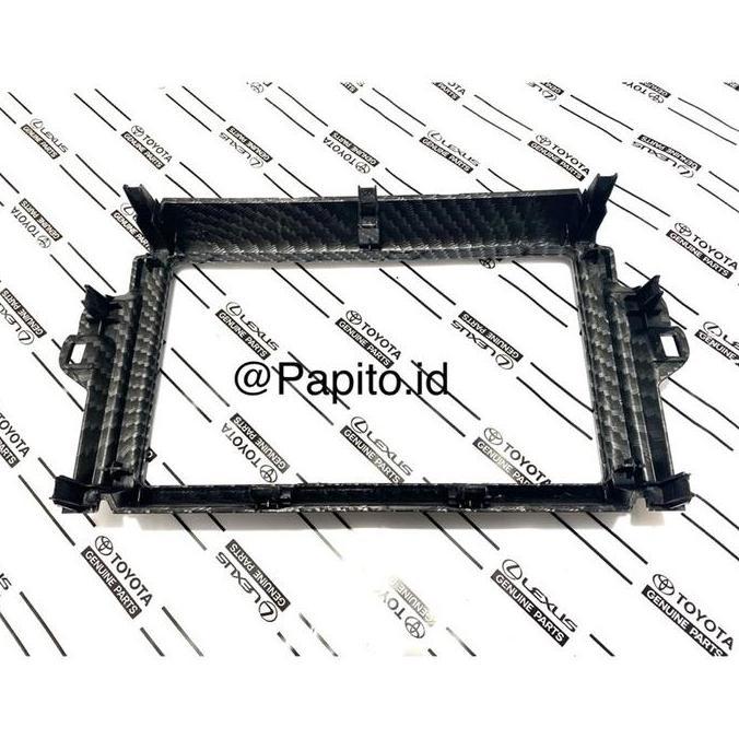 Promo frame head unit Fortuner vrz 10 inchi original Carbon Diskon