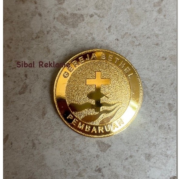 Pin Kuningan Etching Logo Custom pin custom/pin kuningan/pin emas