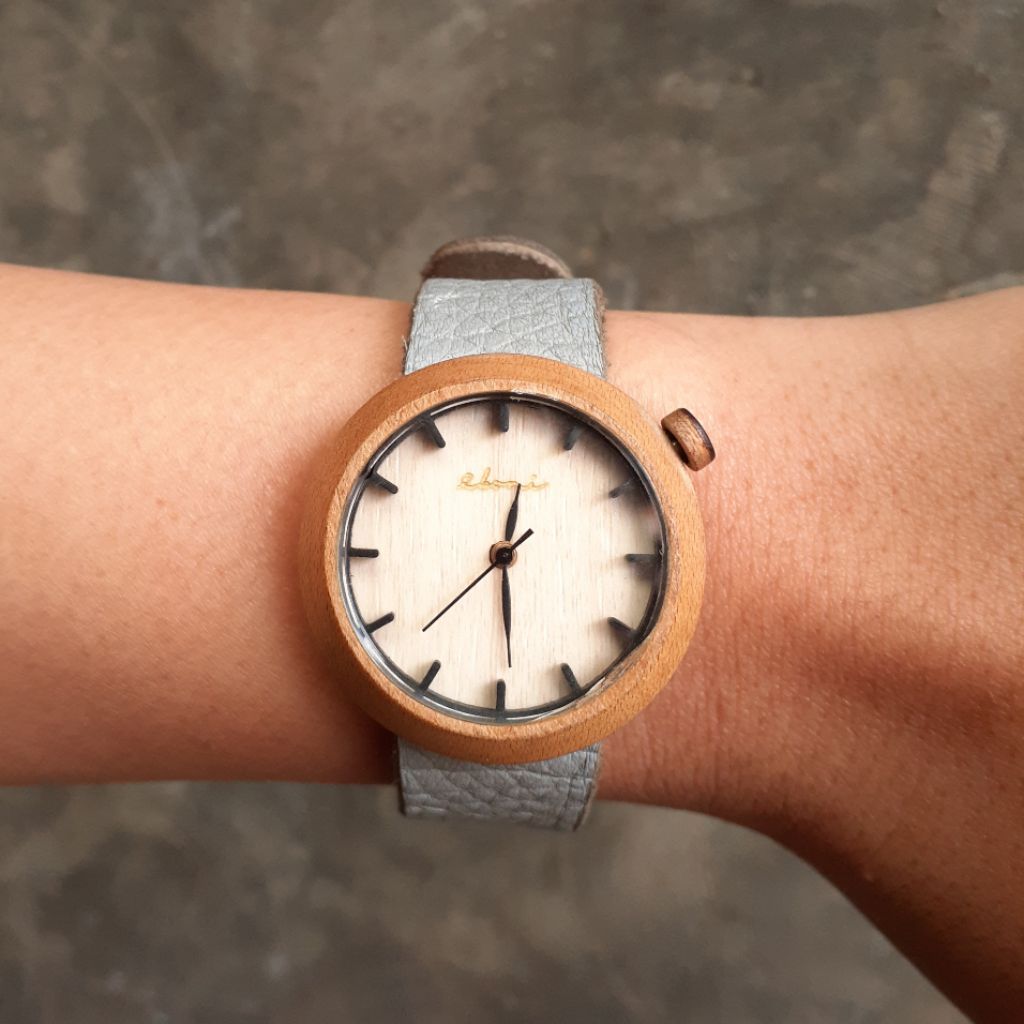 EBONI JAM TANGAN KAYU HANDMADE PRELOVED
