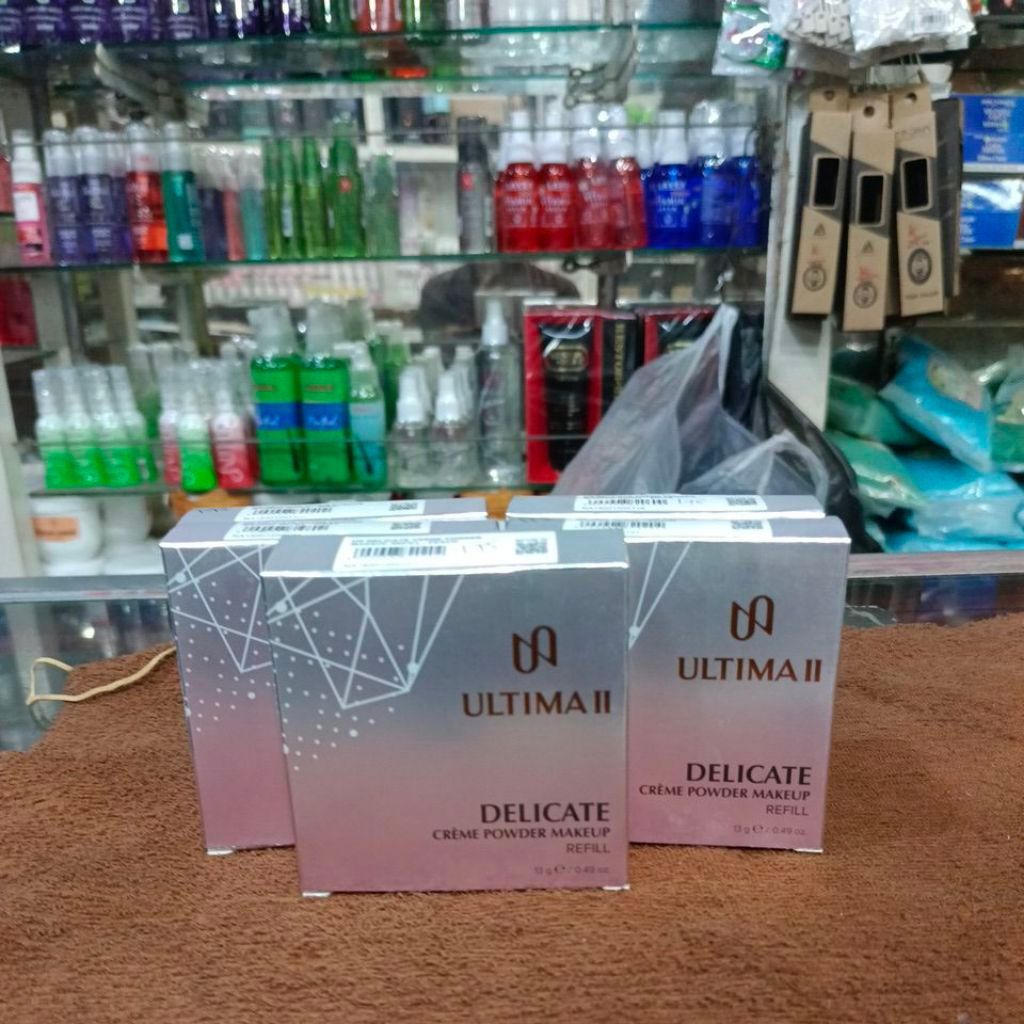 ULTIMA II REFILL DELICATE CREME POWDER MAKEUP / Refill Bedak Ultima Pressed Powder