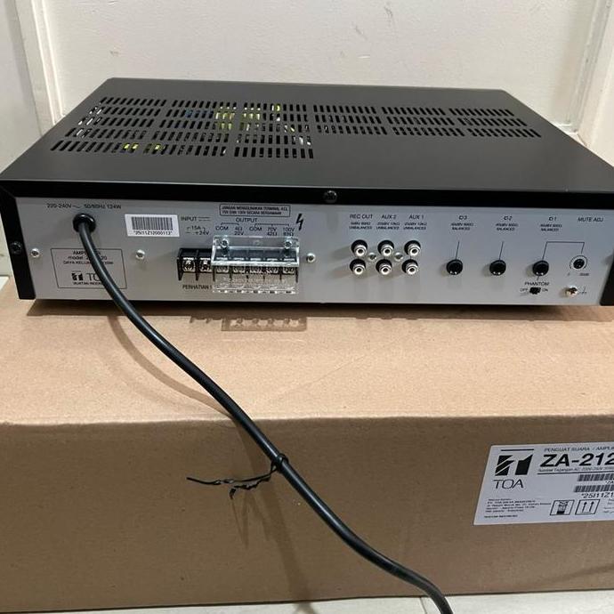 Dj- Amplifier Toa Za-2120 / Za2120 / Za 2120 Ampli 120 Tt