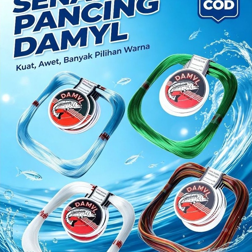 SENAR GOLDENFISH DAMYL  1 LB - 20 LB - SENAR PANCING DAMYL