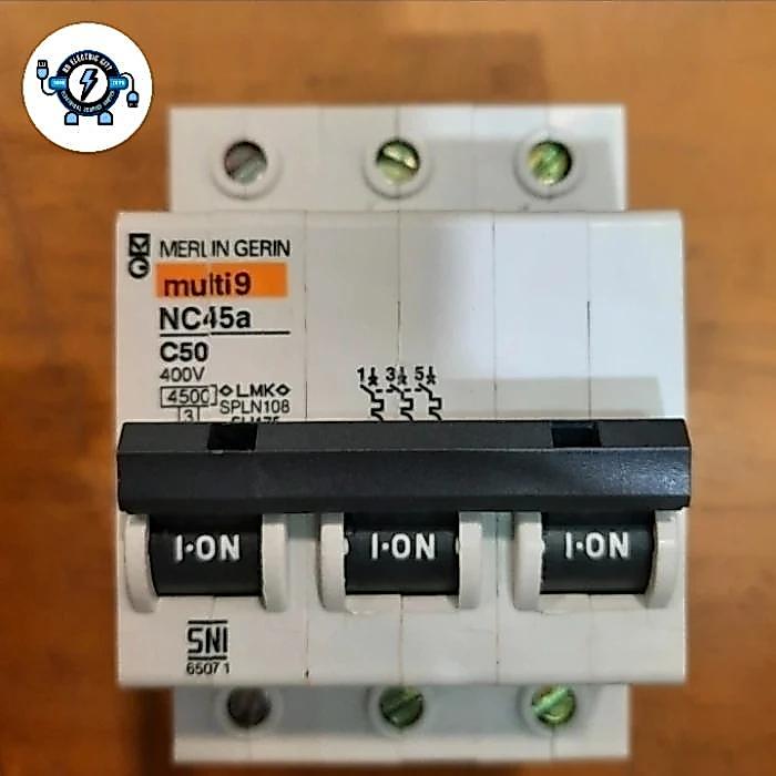 Mcb Merlin Gerin 3P 40A/50A/63A Original