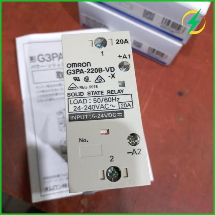 Solid State Relay/Ssr G3Pa-220B-Vd-X 20A Omron Diskon