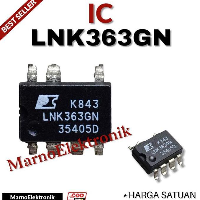 IC LNK363GN LNK 363GN LNK363 LNK 363 GN SMD ASLI ORIGINAL ORI MRN99