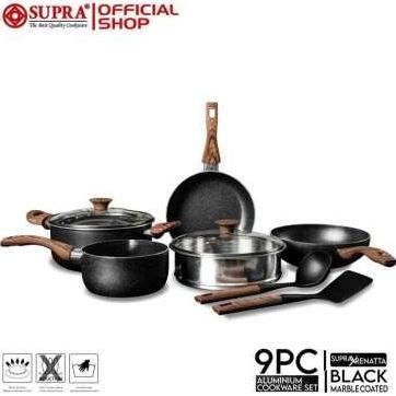 gevarnam15 - panci set 9 pcs supra chef renatta moeloek i cookware set supra marble