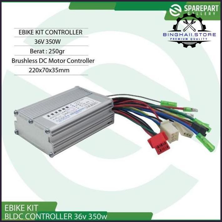 CONTROLLER EBIKE KIT BLDC 36V 350W RESTOCK!