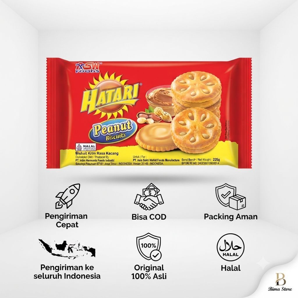 Hatari Peanut Biscuits
