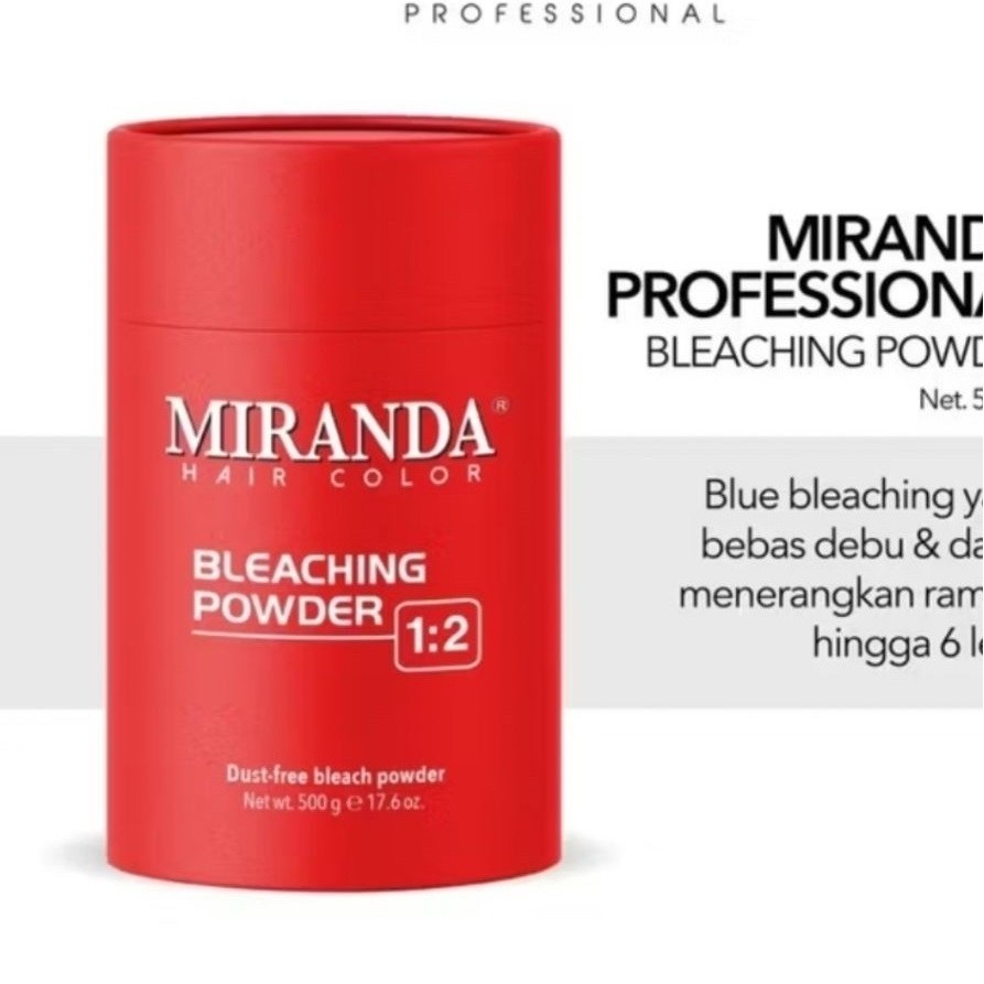 BLEACHING MIRANDA 500gr , MIRANDA BLEACHING POWDER 500gr , BLEACHING RAMBUT , BLEACHING RAMBUT 500gr