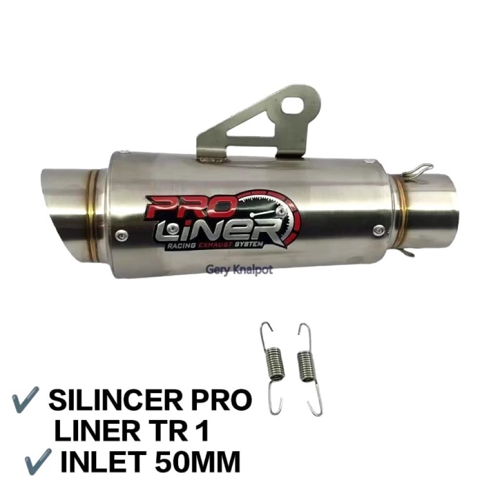 Silincer Kenalpot Proliner TR1 Pro Liner inlet 50