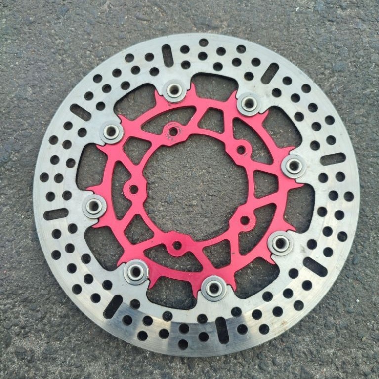 Disc Brake Piringan Cakram KTC Racing 260 mm Vario 150/125 New lubang 5 bekas