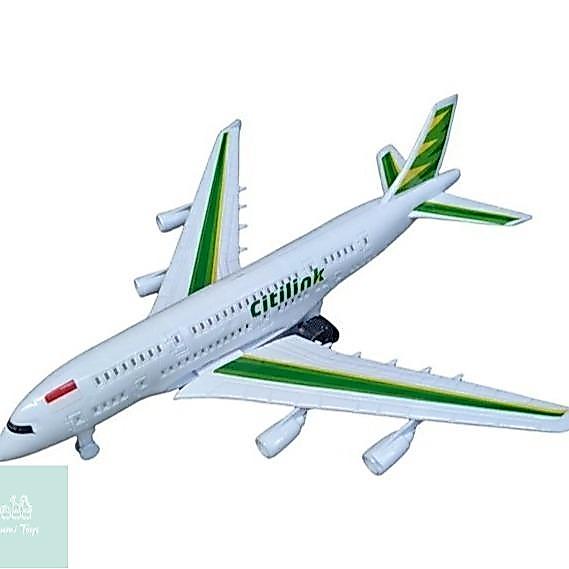 Mainan Anak Pesawat Miniatur Garuda Lion Air Citilink RI1 Plane WJS230 - Citilink
