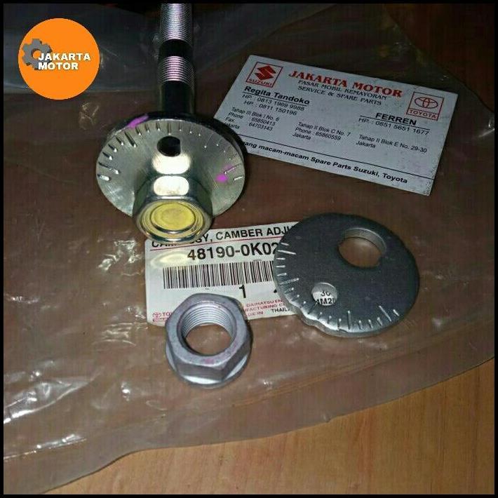 GRATIS ONGKIR BAUT MUR RING CHAMBER LOWER ARM TOYOTA INNOVA INNOVA REBORN ORIGINAL 1SET 
