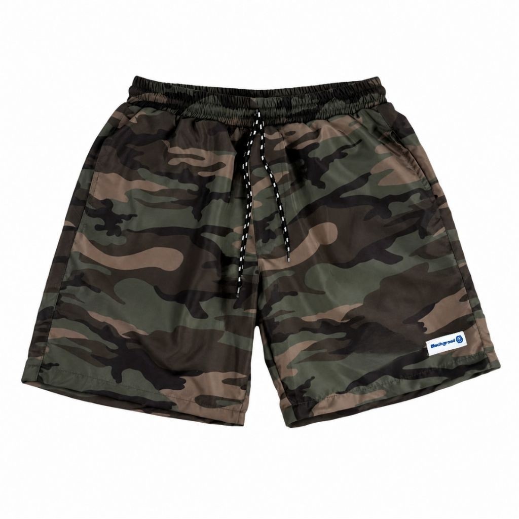 NEOSPARADOX - Celana Pendek Pria Boardshort Loreng Army Camo