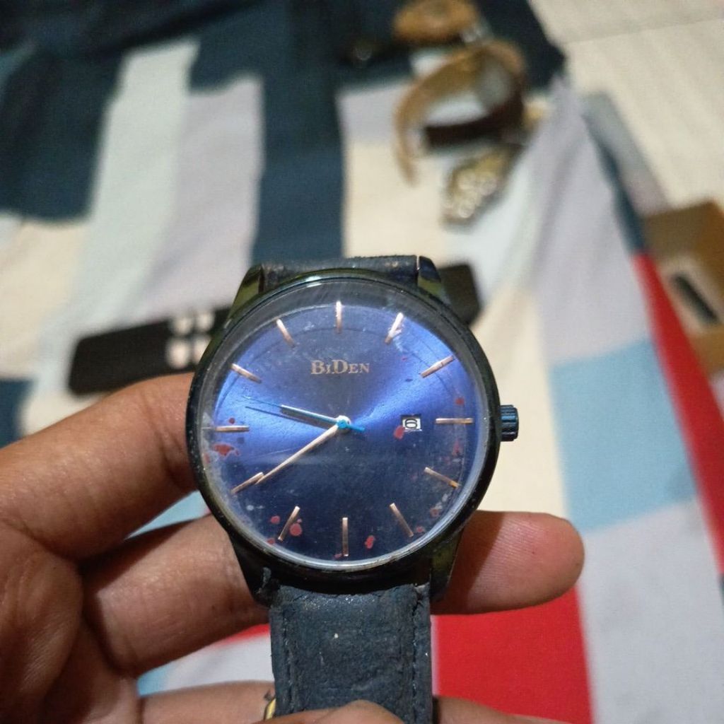 Jam tangan pria BIDEN YN 0169 ORI bekas