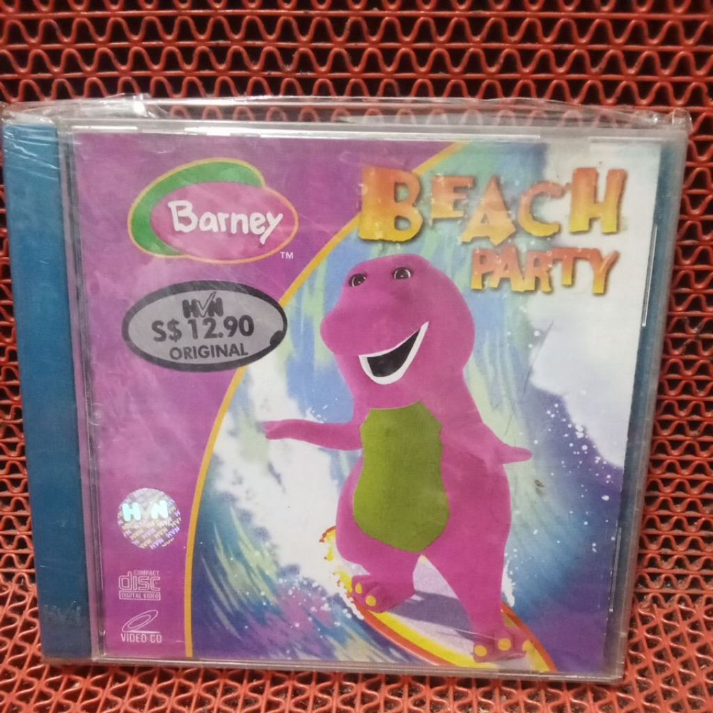 VCD BARNEY BEACH PARTY 100% ORIGINAL BARU DAN MASIH SEGEL