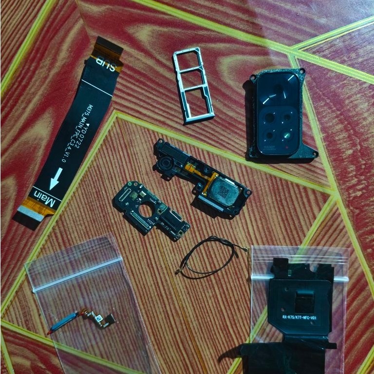 sparepart original copotan redmi note 11 fingerprint redmi note 11 board cas redmi note 11 flexoble 